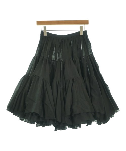 ALAIA(アライア)ひざ丈スカート 黒 サイズ:38(S位)/2200655567820