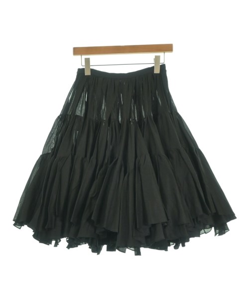 ALAIA（アライア）ひざ丈スカート 黒 サイズ:38(S位) レディース/2200655567820