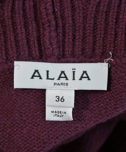 ALAIA（アライア）ニット・セーター 赤 サイズ:36(XS位) レディース/2200648414087
