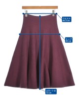 ALAIA（アライア）ロング・マキシ丈スカート 赤 サイズ:36(XS位) レディース/2200648414094