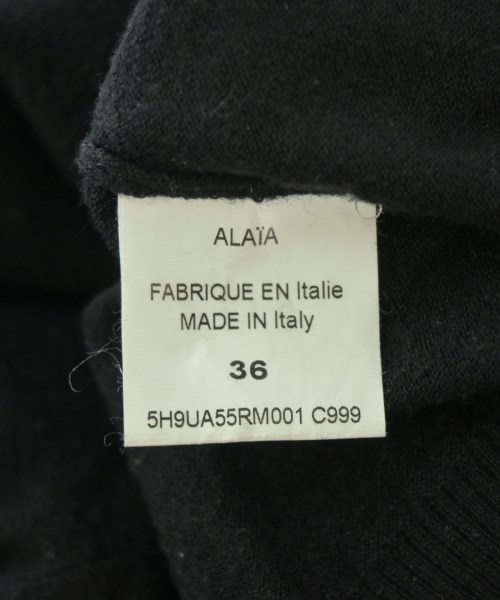 ALAIA（アライア）ニット・セーター 黒 サイズ:36(XS位) レディース/2200723388142