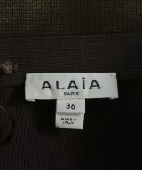 ALAIA（アライア）ひざ丈スカート 茶 サイズ:36(XS位) レディース/2200730072225
