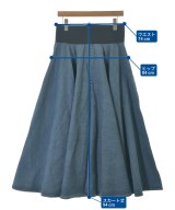 ALAIA（アライア）ロング・マキシ丈スカート 紺 サイズ:42(M位) レディース/2200686639138