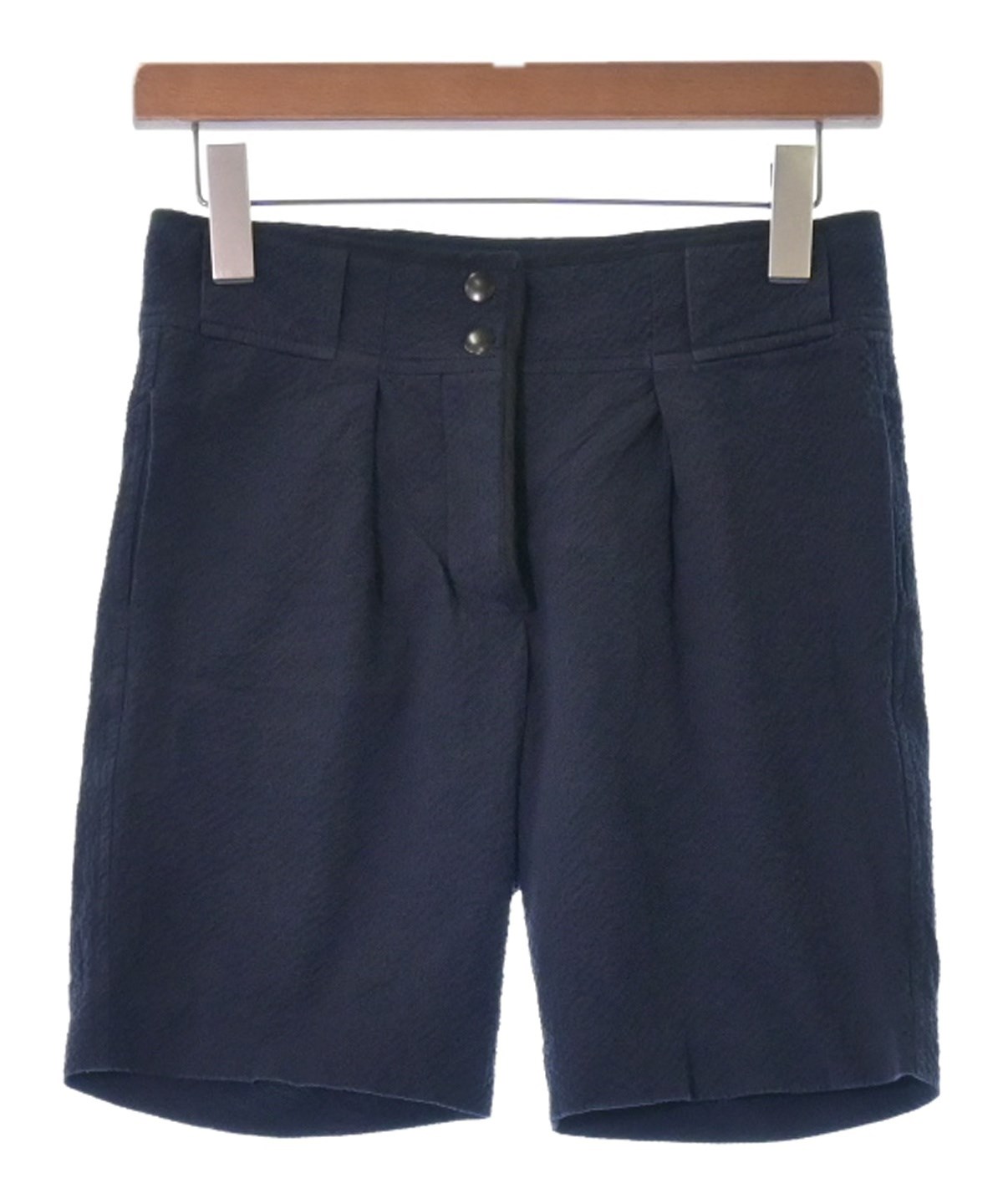 VERONIQUE LEROY（－）ショートパンツ 紺 サイズ:34(XXS位) メンズ