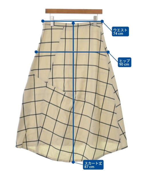 LIVIANA CONTI（リビアナコンティ）ロング・マキシ丈スカート 白 サイズ:42(M位) レディース/2200644104029