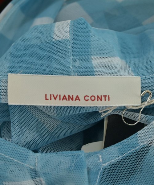 LIVIANA CONTI（リビアナコンティ）ブラウス 青 サイズ:38(S位) レディース/2200655885030