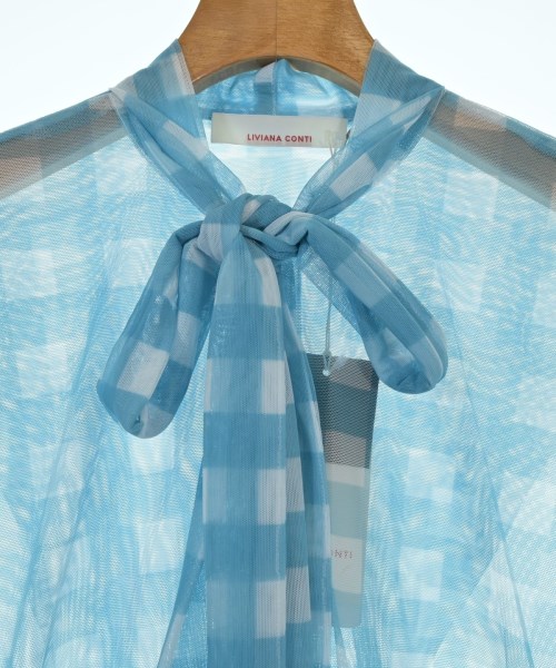 LIVIANA CONTI（リビアナコンティ）ブラウス 青 サイズ:38(S位) レディース/2200655885030