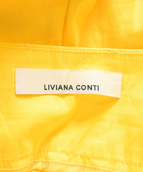 LIVIANA CONTI（リビアナコンティ）スラックス 黄 サイズ:42(M位) レディース/2200713122015