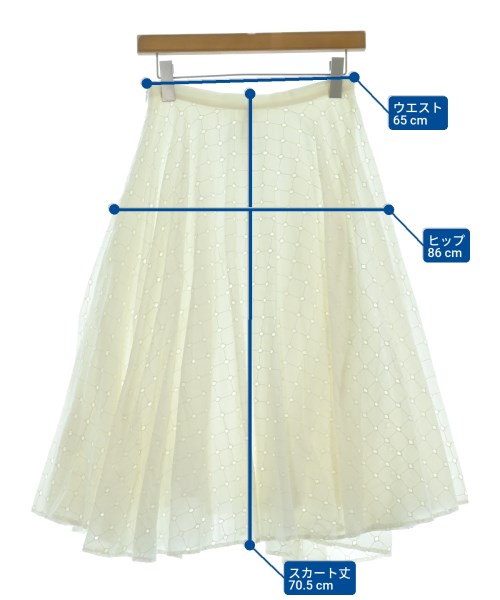 LIVIANA CONTI（リビアナコンティ）ロング・マキシ丈スカート 白 サイズ:-(M位) レディース/2200635970015