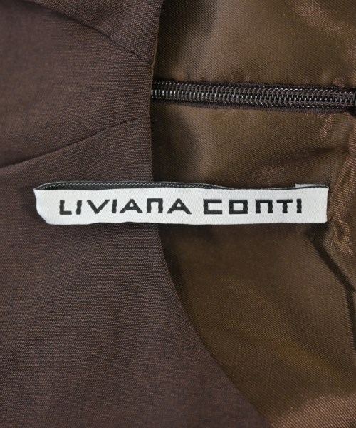 LIVIANA CONTI（リビアナコンティ）ワンピース 茶 サイズ:44(L位) レディース/2200708091135