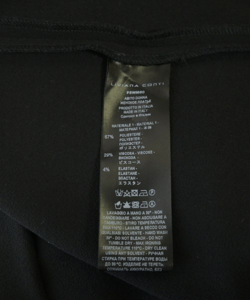LIVIANA CONTI（リビアナコンティ）ワンピース 黒 サイズ:42(L位) レディース/2200708091159