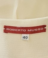 ROBERTO MUSSO（ロベルト　ムッソ）ノーカラージャケット 白 サイズ:40(M位) レディース/2200705133036