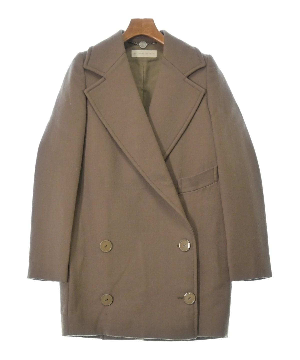 STELLA McCARTNEY（ステラマッカートニー）ピーコート 茶 サイズ:34