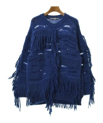 【匿名配送】ステラマッカートニー×エドカーティス ジャガードニット セーター 黒 STELLA McCARTNEY(ステラマッカートニー)ニット・セーター 青