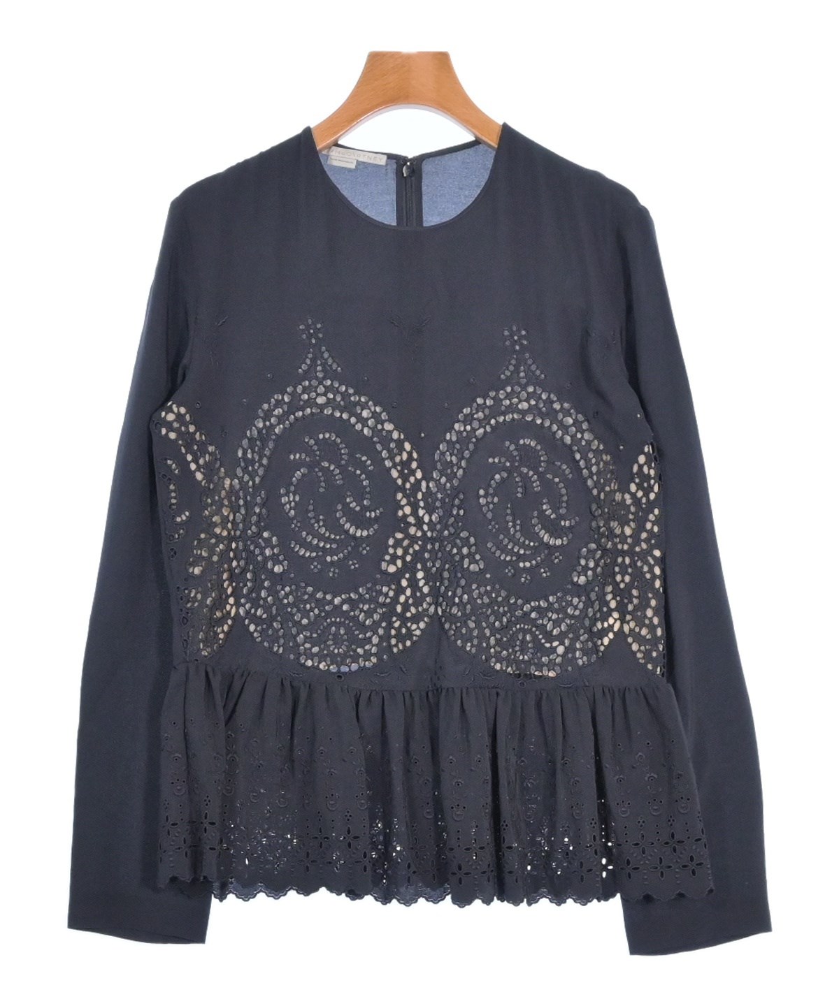 STELLA McCARTNEY（ステラマッカートニー）ブラウス 紺 サイズ:38(S位