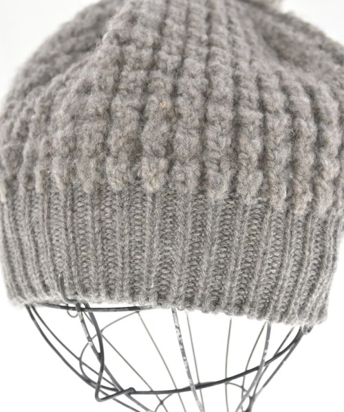 STELLA McCARTNEY（ステラマッカートニー）ニットキャップ・ビーニー グレー サイズ:- レディース/2200616626122