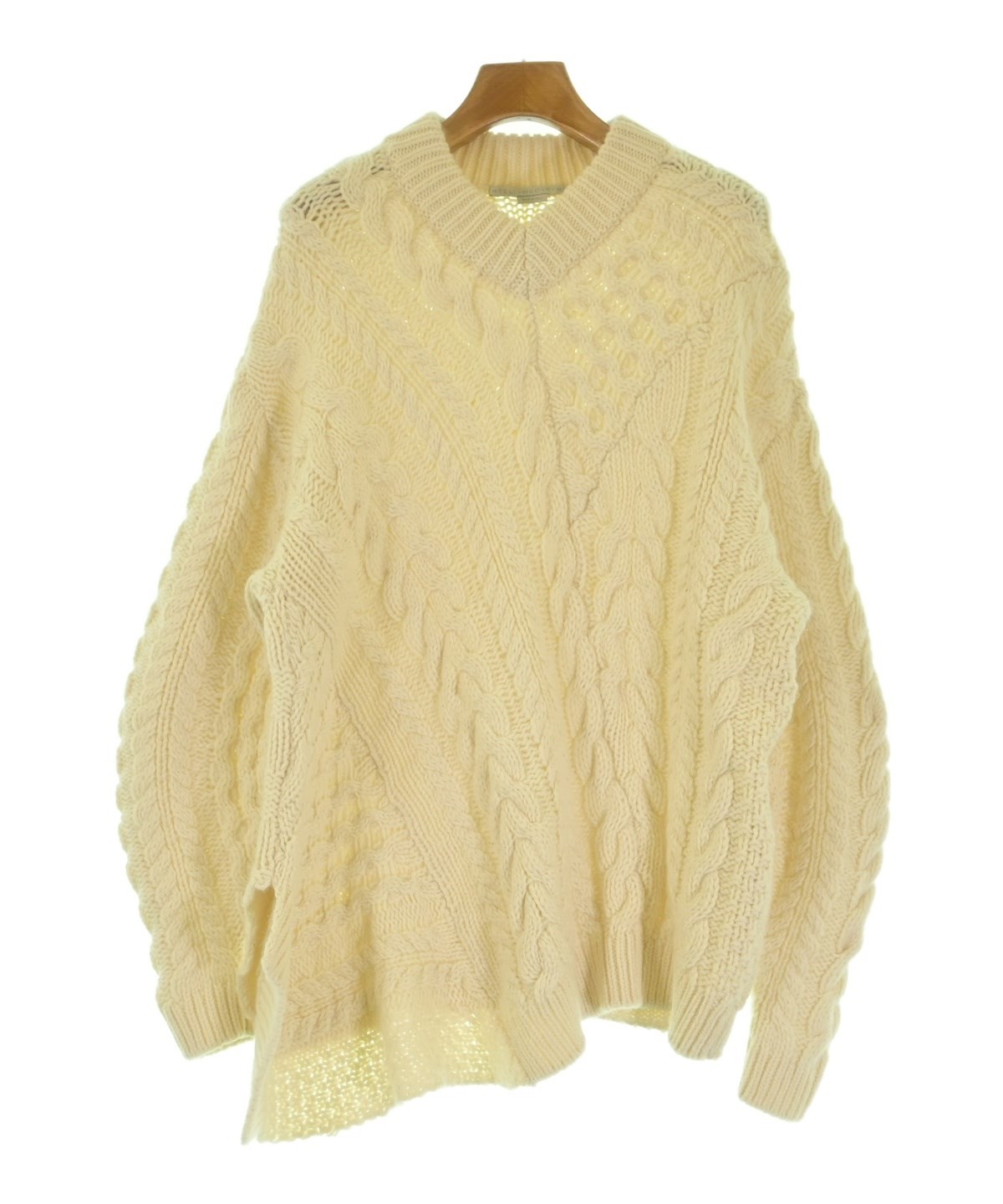 ステラマッカートニー　ニット　バイカラー　サイズ44 STELLA McCARTNEY（ステラマッカートニー）ニット・セーター ベージュ