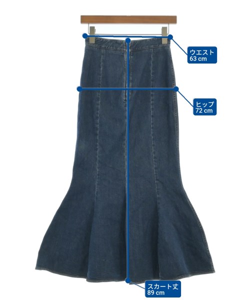 STELLA McCARTNEY（ステラマッカートニー）ロング・マキシ丈スカート 紺 サイズ:-(S位) レディース/2200626088040