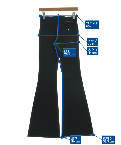 STELLA McCARTNEY（ステラマッカートニー）デニムパンツ 黒 サイズ:25(S位) レディース/2200640116033