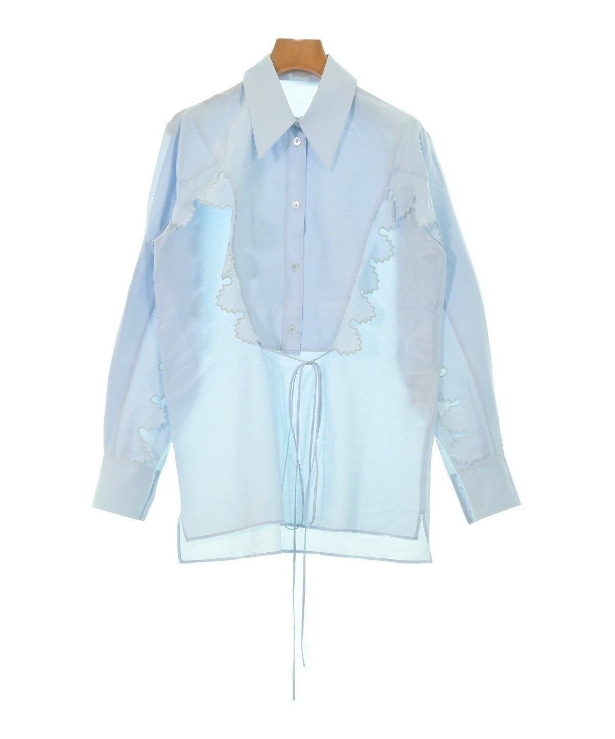 STELLA McCARTNEY（ステラマッカートニー）ブラウス 青 サイズ:34(XXS