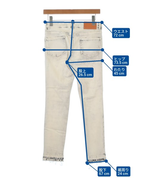 STELLA McCARTNEY（ステラマッカートニー）デニムパンツ 白 サイズ:25(S位) レディース/2200610042539
