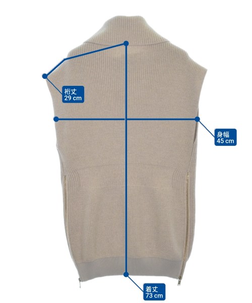 STELLA McCARTNEY（ステラマッカートニー）ベスト/ノースリーブ ベージュ サイズ:36(XS位) レディース/2200626441012