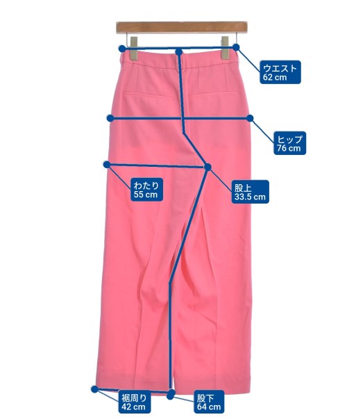 STELLA McCARTNEY（ステラマッカートニー）スラックス ピンク サイズ:34(XXS位) レディース/2200631186946