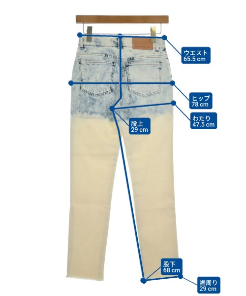 STELLA McCARTNEY（ステラマッカートニー）デニムパンツ 白 サイズ:24(S位) レディース/2200633032043