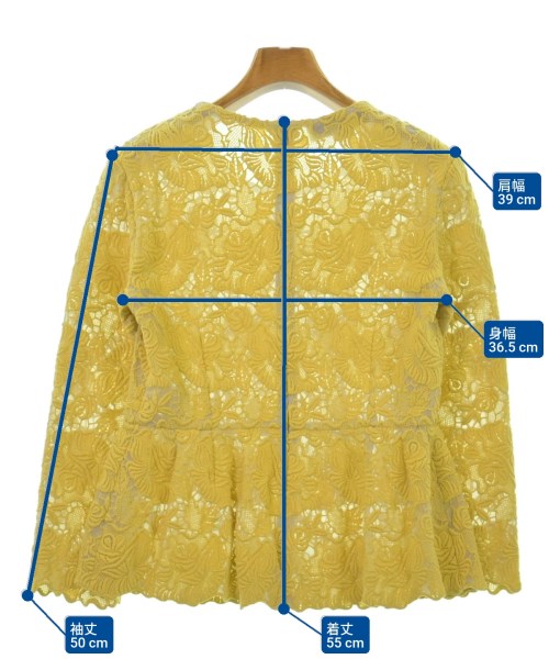 STELLA McCARTNEY（ステラマッカートニー）ブラウス 黄 サイズ:38(S位) レディース/2200606761017