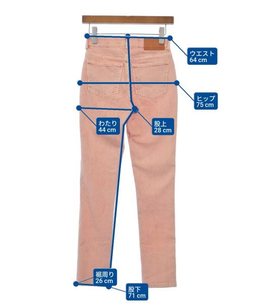 STELLA McCARTNEY（ステラマッカートニー）デニムパンツ オレンジ サイズ:24(S位) レディース/2200617553083