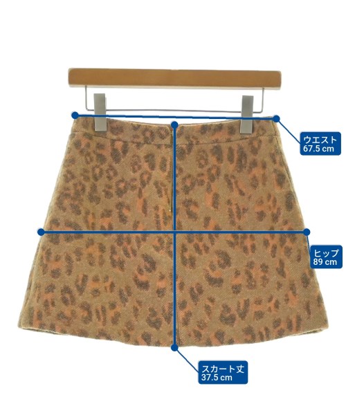 STELLA McCARTNEY（ステラマッカートニー）ミニスカート ベージュ サイズ:36(XS位) レディース/2200619001018