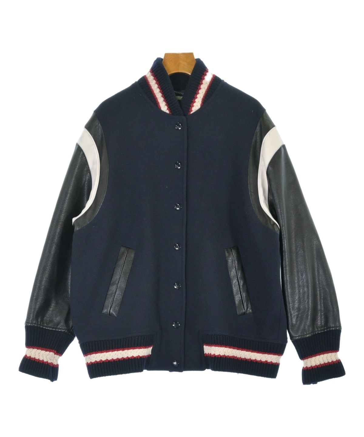 STELLA McCARTNEY（ステラマッカートニー）スタジャン 紺 サイズ:38(S