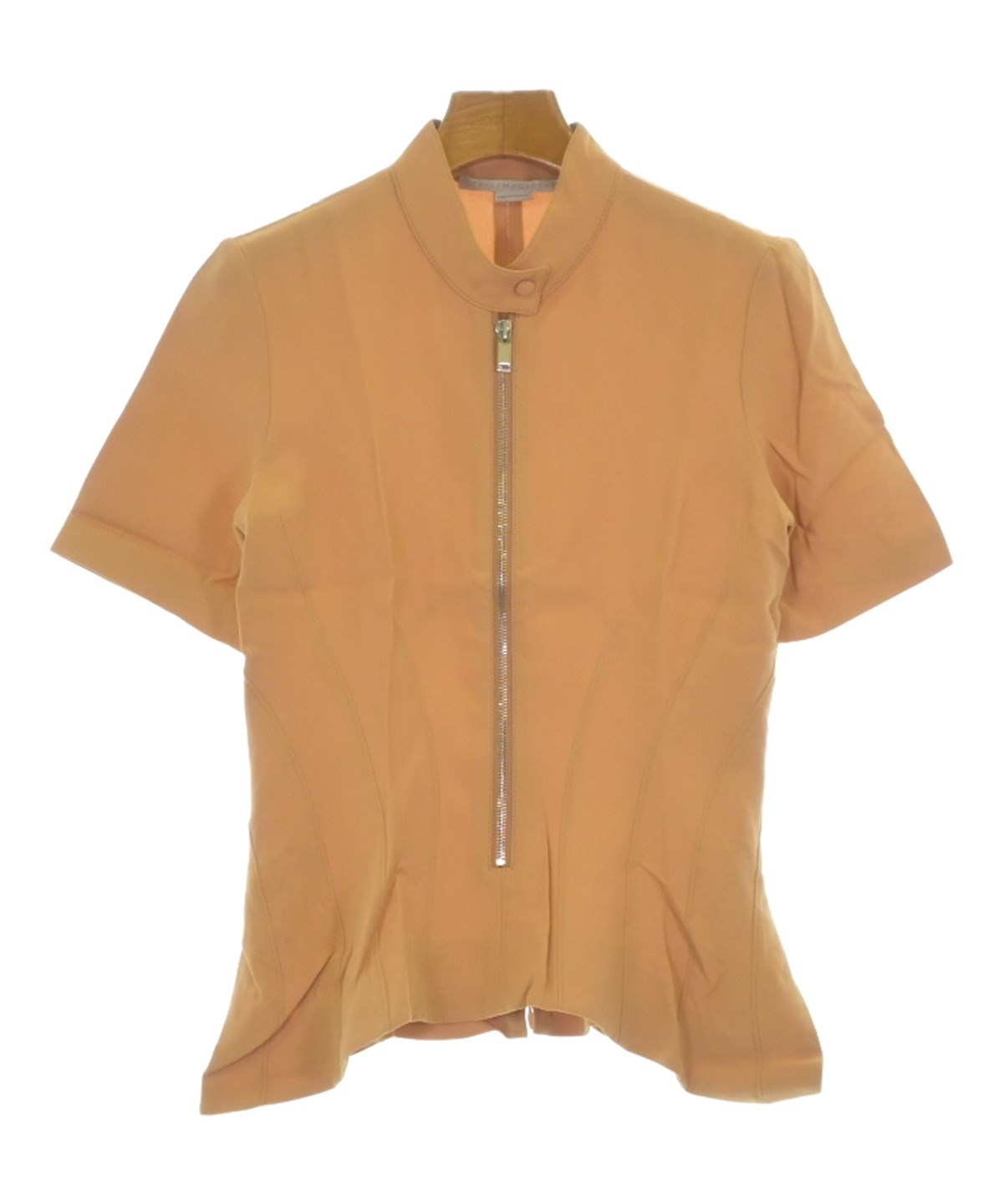 ♥stella☆マッカトニー ギャザーブラウス Mサイズ STELLA McCARTNEY（ステラマッカートニー）ブラウス オレンジ サイズ
