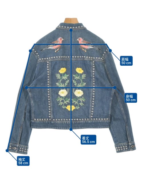 STELLA McCARTNEY（ステラマッカートニー）デニムジャケット 青 サイズ:38(S位) レディース/2200700194032