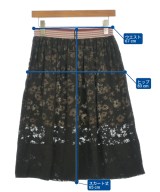 STELLA McCARTNEY（ステラマッカートニー）ひざ丈スカート 黒 サイズ:38(S位) レディース/2200698329010