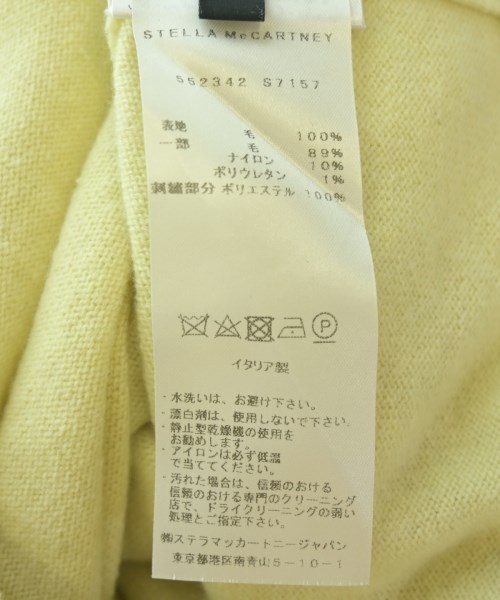 STELLA McCARTNEY（ステラマッカートニー）ニット・セーター 黄 サイズ:L メンズ/2200701535193
