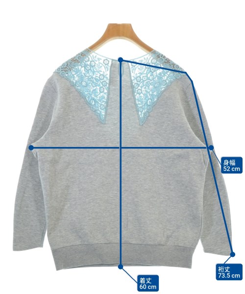 STELLA McCARTNEY（ステラマッカートニー）スウェット グレー サイズ:38(S位) レディース/2200656950041