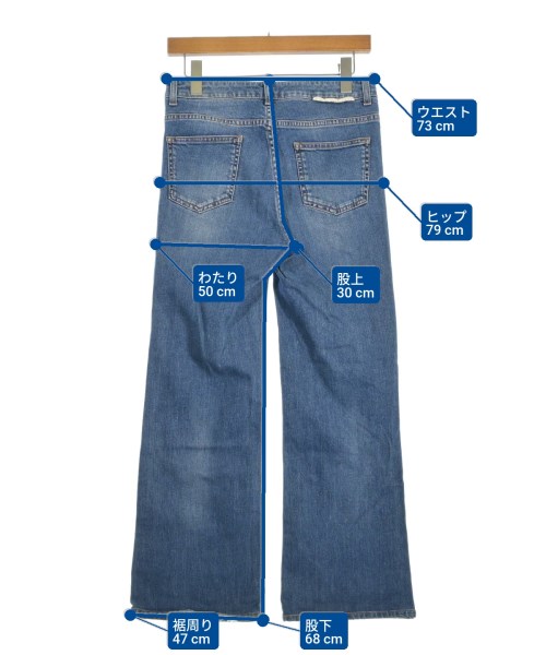 STELLA McCARTNEY（ステラマッカートニー）デニムパンツ 青 サイズ:28(L位) レディース/2200658813016