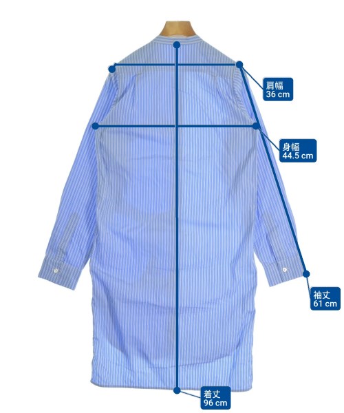 STELLA McCARTNEY（ステラマッカートニー）シャツワンピース 青 サイズ:34(XXS位) レディース/2200659844170
