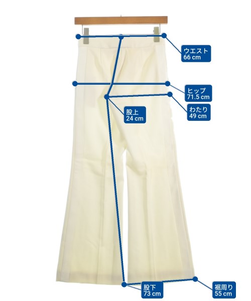 STELLA McCARTNEY（ステラマッカートニー）スラックス 白 サイズ:36(XS位) レディース/2200661601150