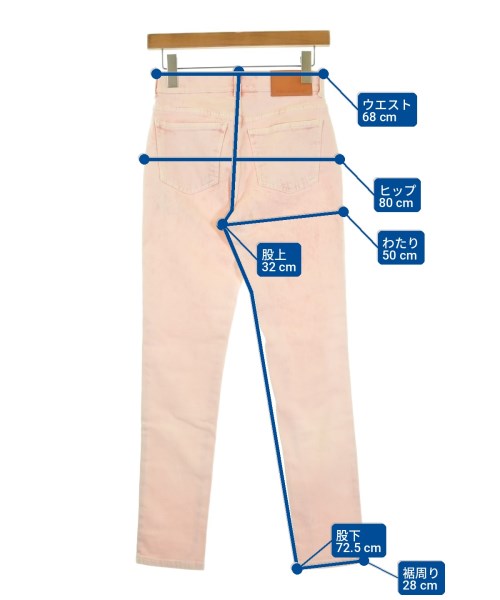 STELLA McCARTNEY（ステラマッカートニー）デニムパンツ ピンク サイズ:24(S位) レディース/2200713883480