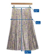 STELLA McCARTNEY（ステラマッカートニー）ひざ丈スカート 紫 サイズ:34(XS位) レディース/2200717402267