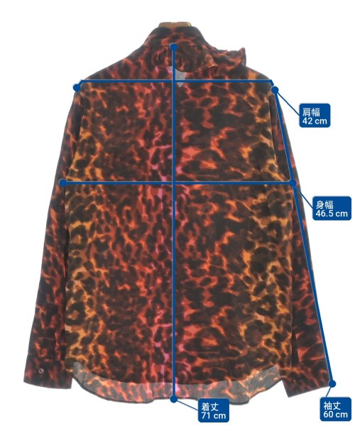 STELLA McCARTNEY（ステラマッカートニー）ブラウス 赤 サイズ:36(XS位) レディース/2200717655083