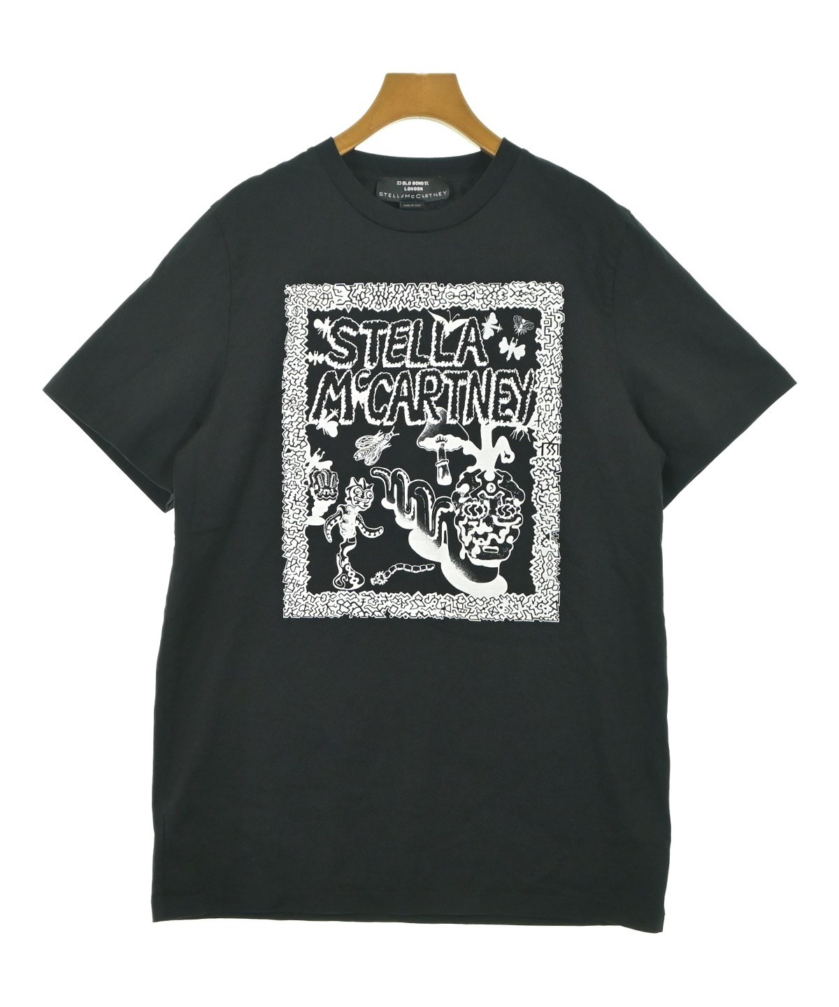 ステラマッカートニー　ブラック ロゴプリント Tシャツ　新品　未使用　タグ付 Stella McCartney - Stella McCartney ステラマッカートニー 23 OLD