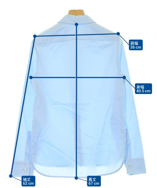 STELLA McCARTNEY（ステラマッカートニー）カジュアルシャツ 青 サイズ:36(XS位) レディース/2200648069089