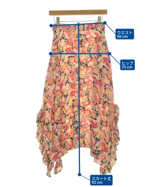 STELLA McCARTNEY（ステラマッカートニー）ロング・マキシ丈スカート ピンク サイズ:38(S位) レディース/2200637224079