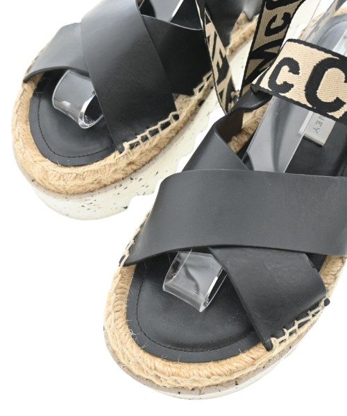 STELLA McCARTNEY（ステラマッカートニー）サンダル 黒 サイズ:EU36(22.5cm位) レディース/2200705051026