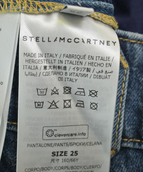 STELLA McCARTNEY（ステラマッカートニー）デニムパンツ 紺 サイズ:25(S位) レディース/2200661378021