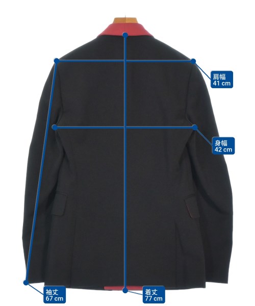 STELLA McCARTNEY（ステラマッカートニー）テーラードジャケット 黒 サイズ:44(S位) メンズ/2200670414024