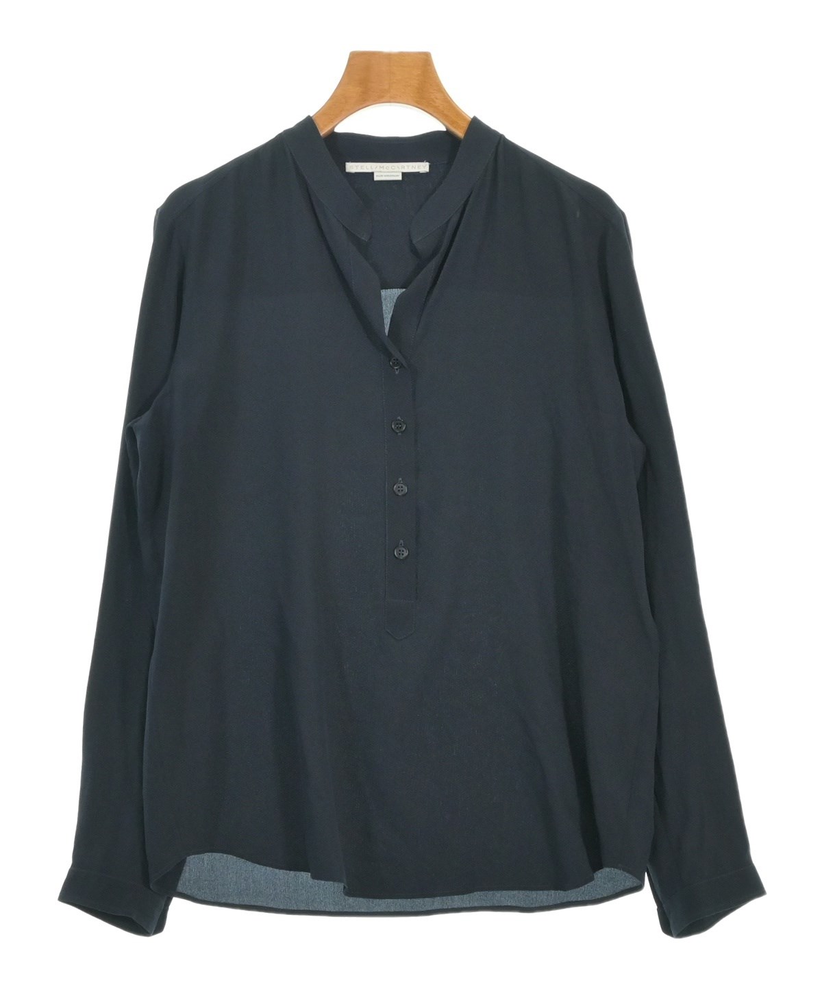 ⭐︎購入無ければ公式返品⭐︎ ステラマッカートニー　 ブラウス STELLA McCARTNEY（ステラマッカートニー）ブラウス 紺 サイズ:38(S位